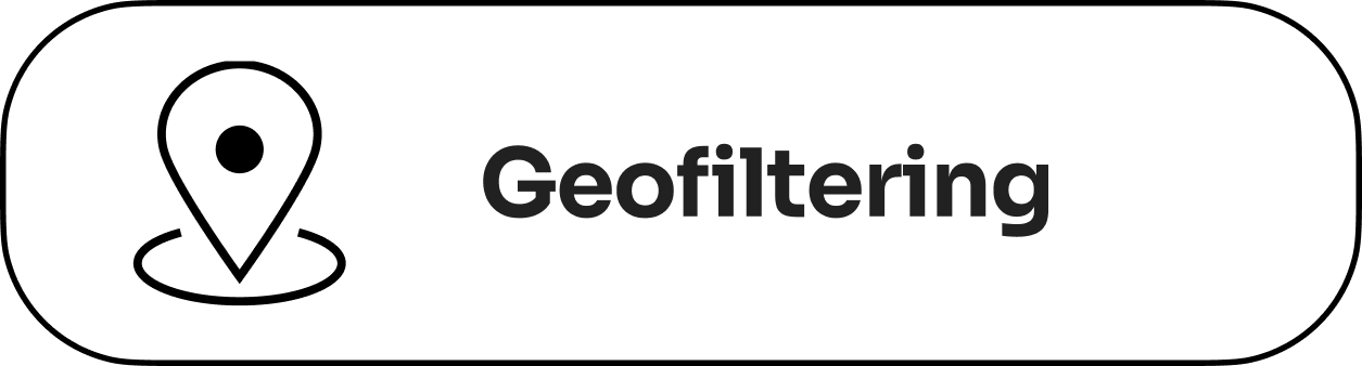Geofiltering for location-based data Geofiltering